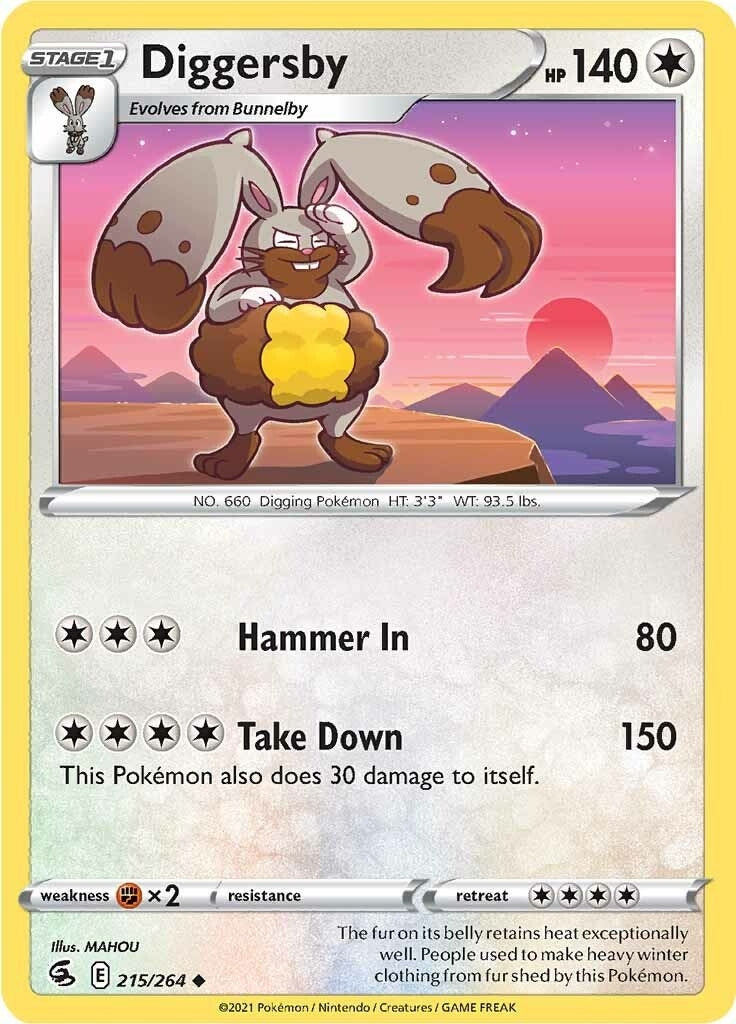 Image for Diggersby (215/264) - Pokemon