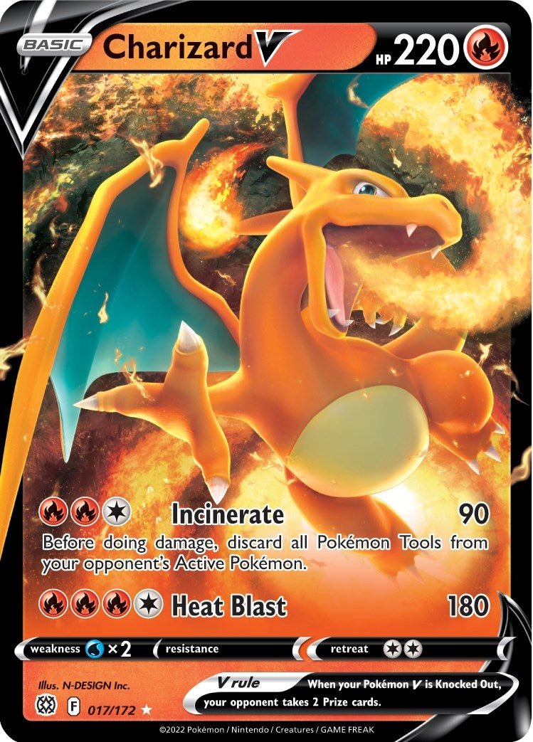 Image for Charizard V (017/172) - Pokemon