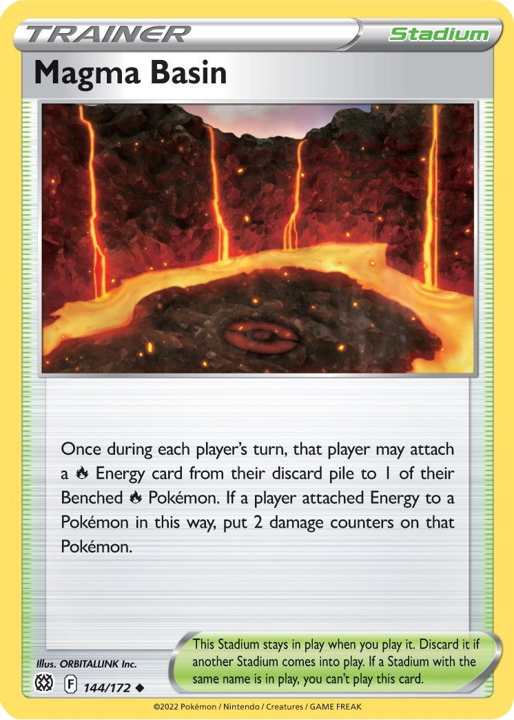 Image for Magma Basin (144/172) - Pokemon