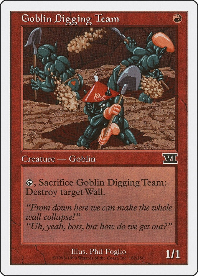 Image for Goblin Digging Team (182) - Magic: The Gathering
