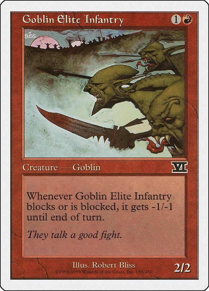 Image for Goblin Elite Infantry (183) - Magic: The Gathering