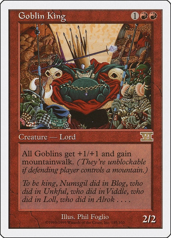 Image for Goblin King (185) - Magic: The Gathering