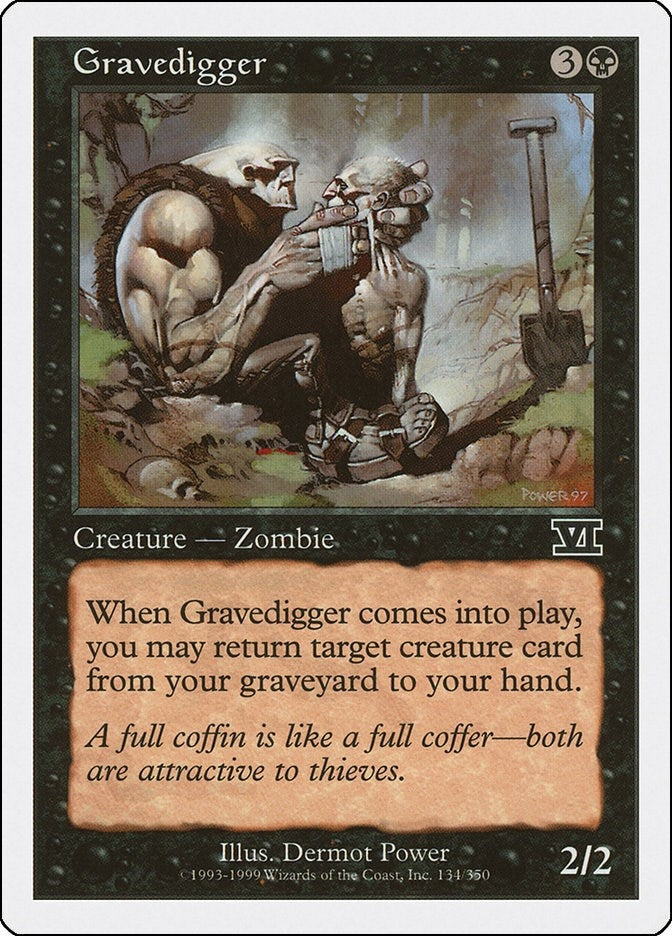 Image for Gravedigger (134) - Magic: The Gathering