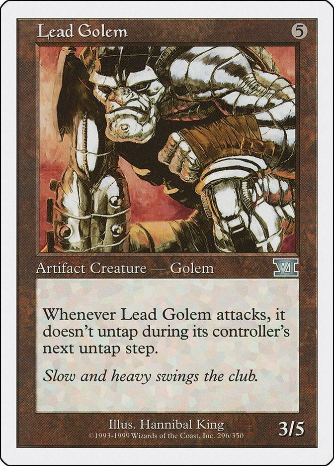 Image for Lead Golem (296) - Magic: The Gathering