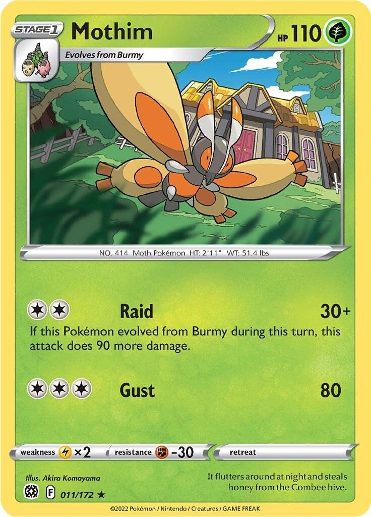 Image for Mothim (011/172) - Pokemon