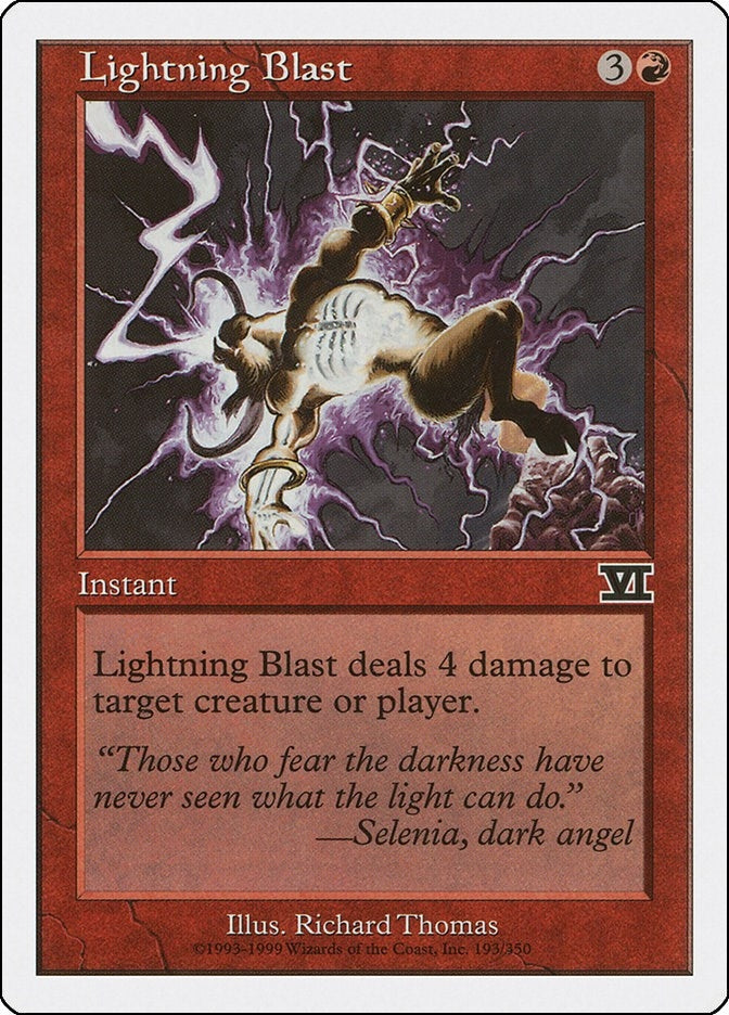 Image for Lightning Blast (193) - Magic: The Gathering