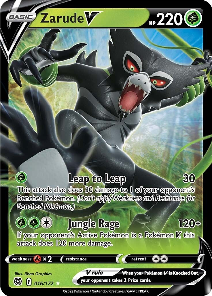 Image for Zarude V (016/172) - Pokemon