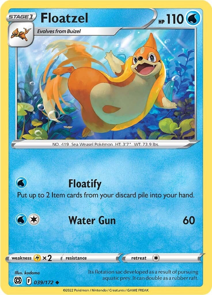 Image for Floatzel (039/172) - Pokemon