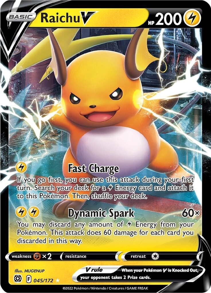 Image for Raichu V (045/172) - Pokemon