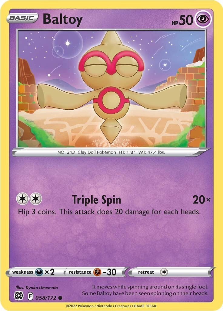 Image for Baltoy (058/172) - Pokemon
