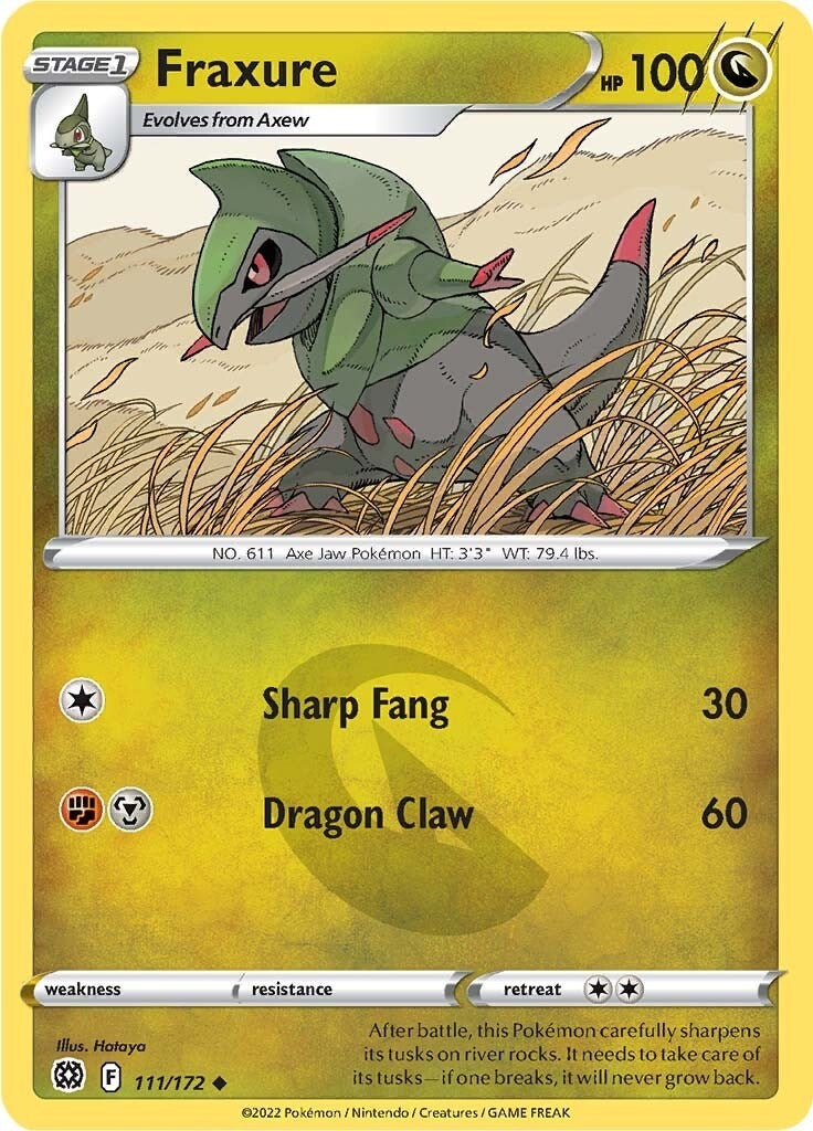 Image for Fraxure (111/172) - Pokemon