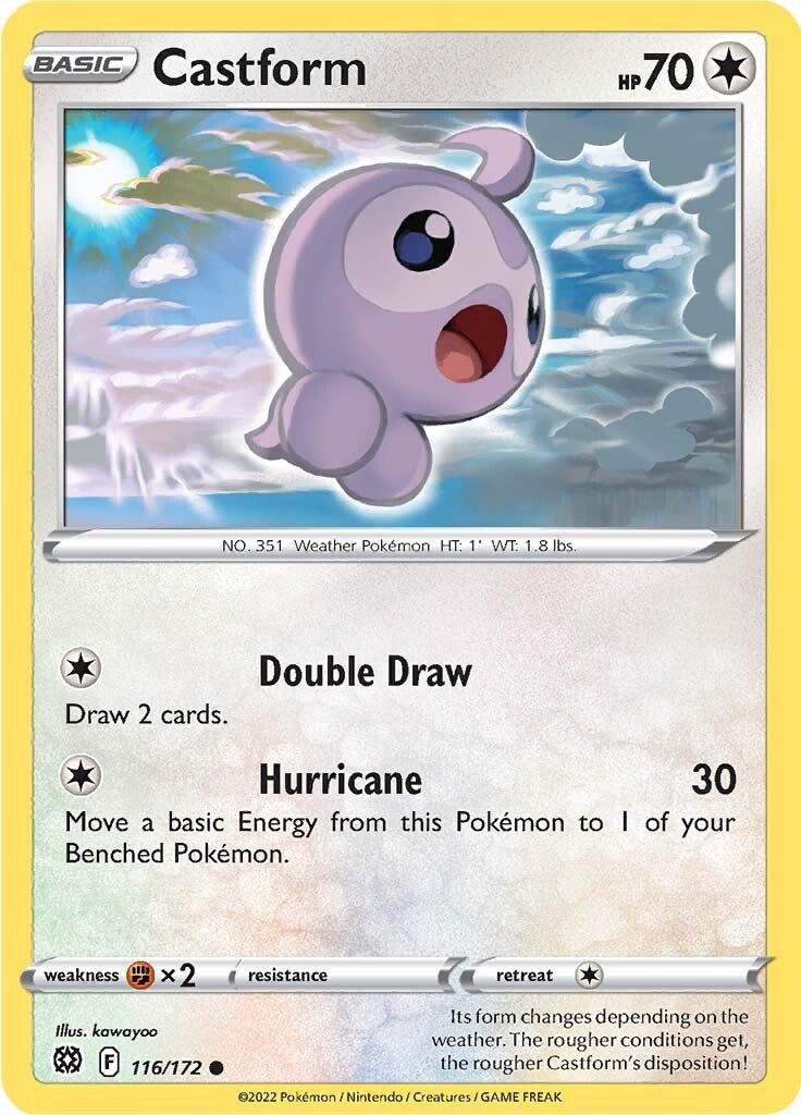 Image for Castform (116/172) - Pokemon