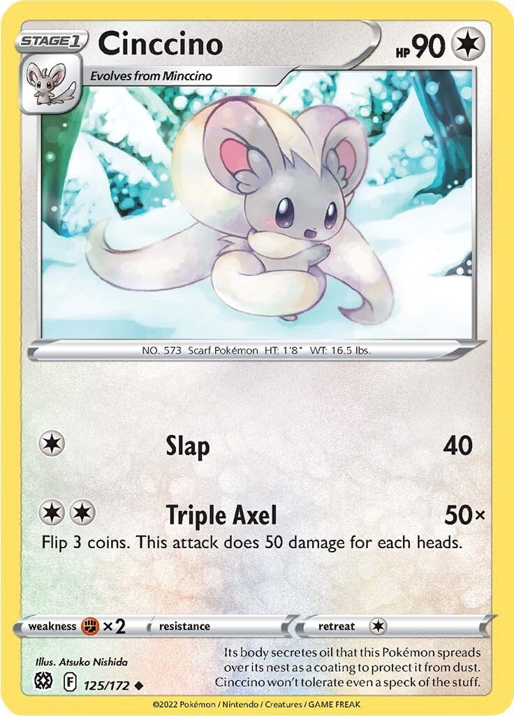Image for Cinccino (125/172) - Pokemon
