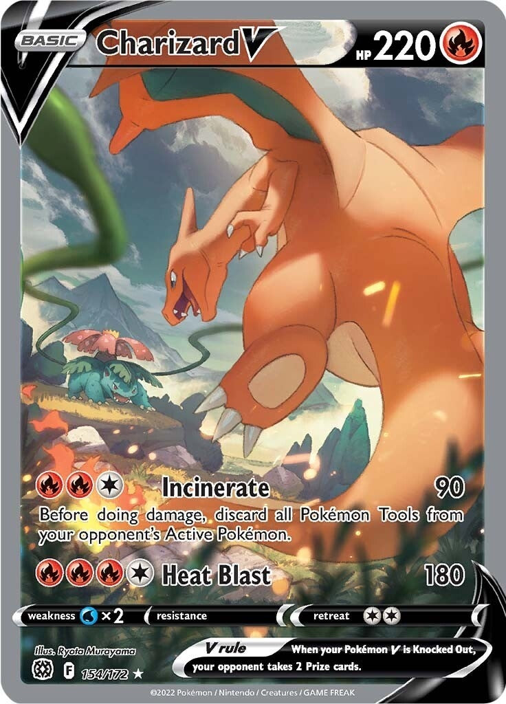 Image for Charizard V (Alternate Full Art) (154/172) - Pokemon