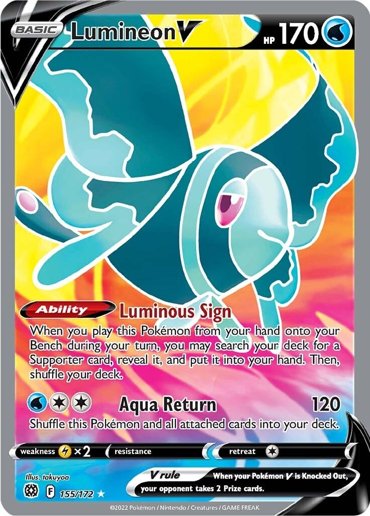 Image for Lumineon V (Full Art) (155/172) - Pokemon