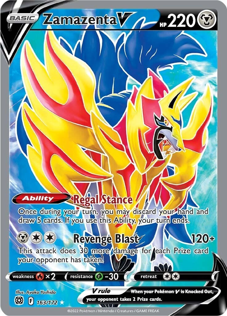 Image for Zamazenta V (Full Art) (163/172) - Pokemon