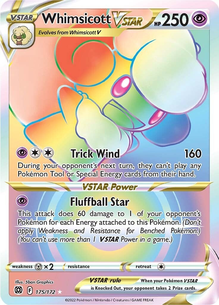 Image for Whimsicott VSTAR (Secret) (175/172) - Pokemon