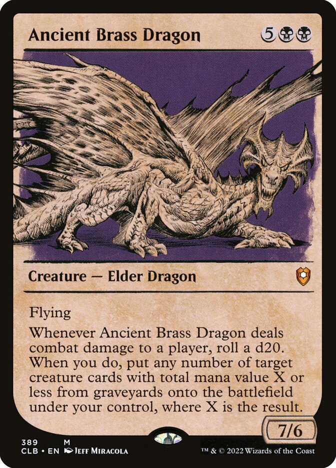 Ancient Brass Dragon (Showcase)