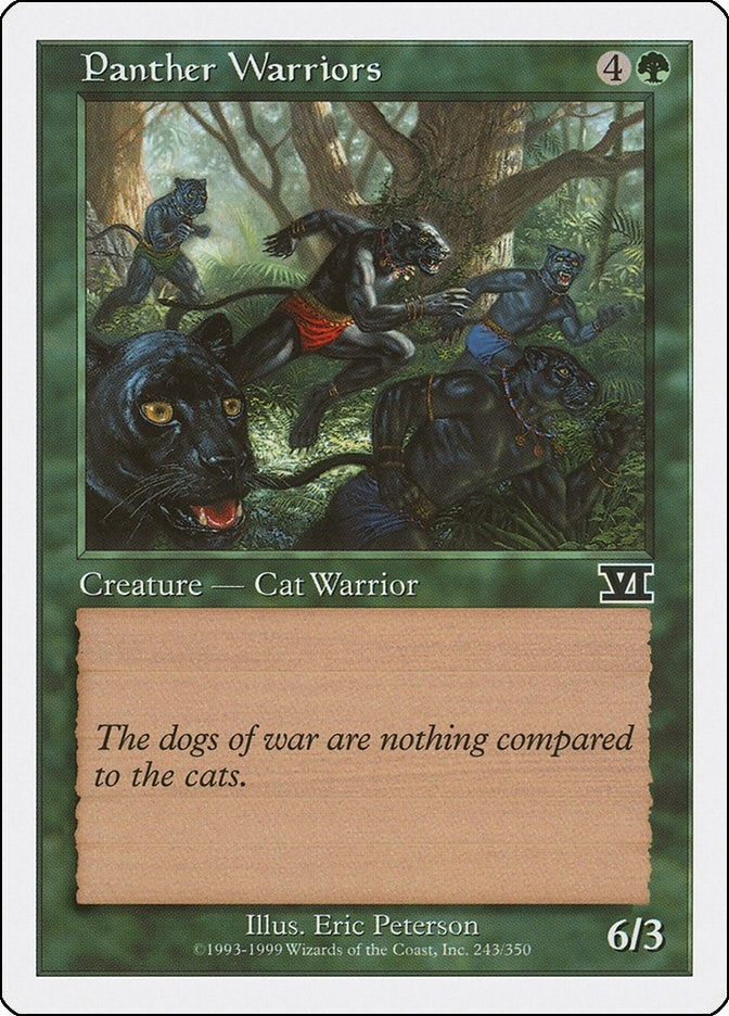 Image for Panther Warriors (243) - Magic: The Gathering