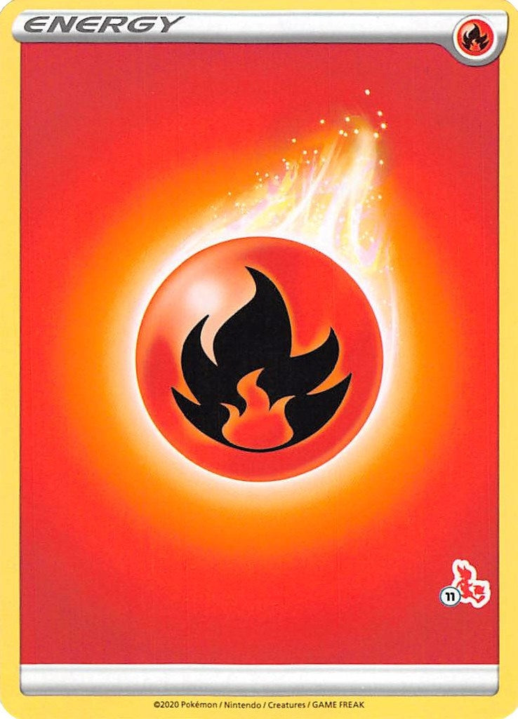 Image for Fire Energy (#11 Cinderace Stamped) - Pokemon