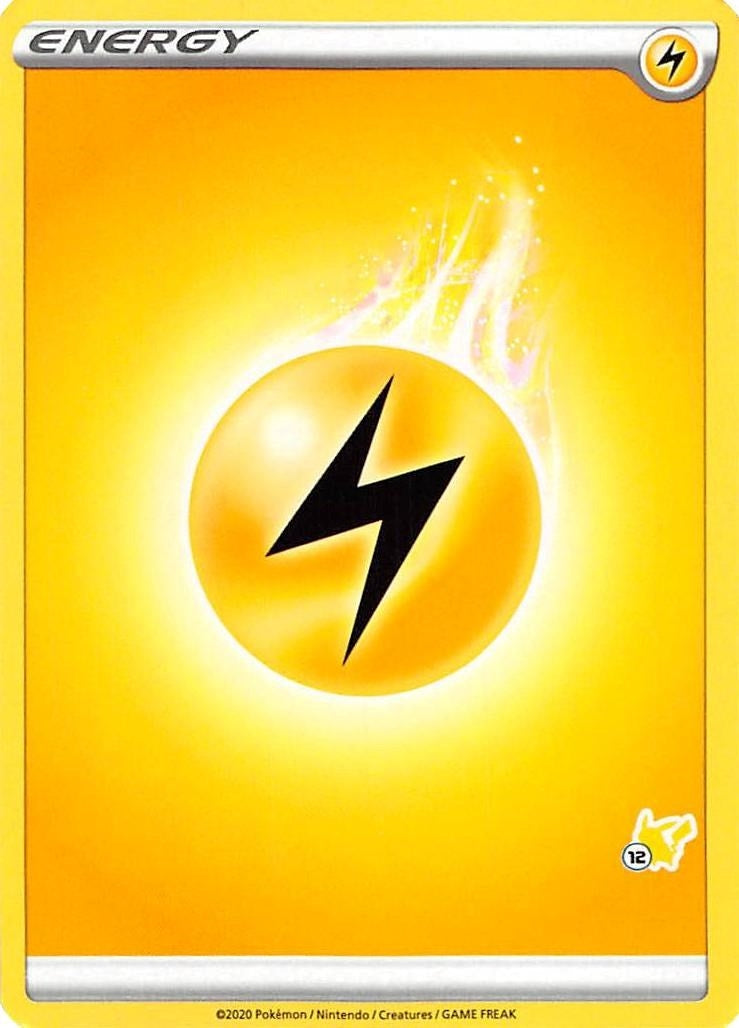 Image for Lightning Energy (#12 Pikachu Stamped) - Pokemon