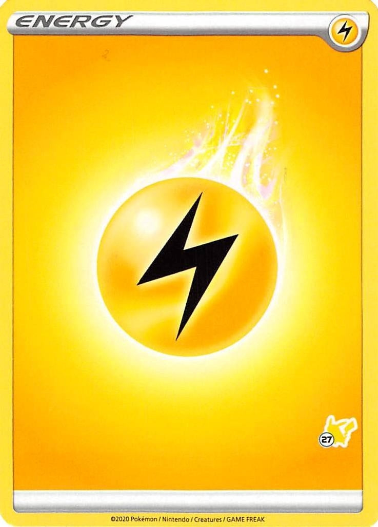 Image for Lightning Energy (#27 Pikachu Stamped) - Pokemon