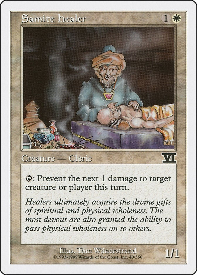Image for Samite Healer (40) - Magic: The Gathering