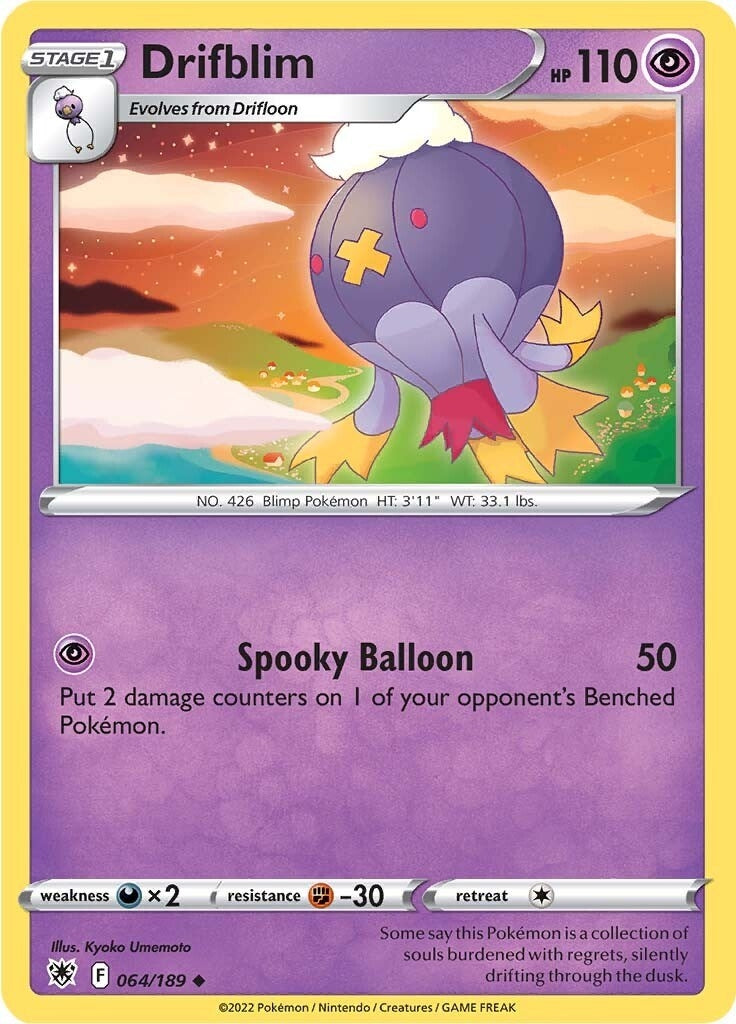 Image for Drifblim (064/189) - Pokemon