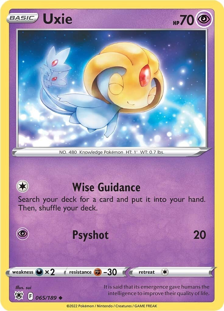 Image for Uxie (065/189) - Pokemon