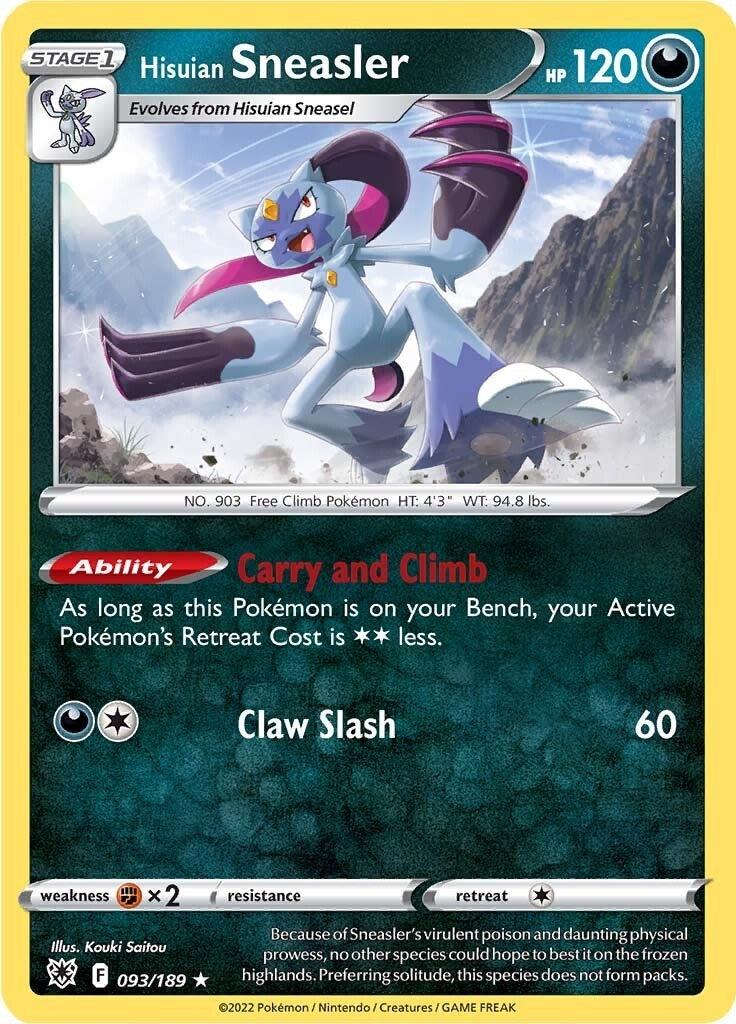 Image for Hisuian Sneasler (093/189) - Pokemon