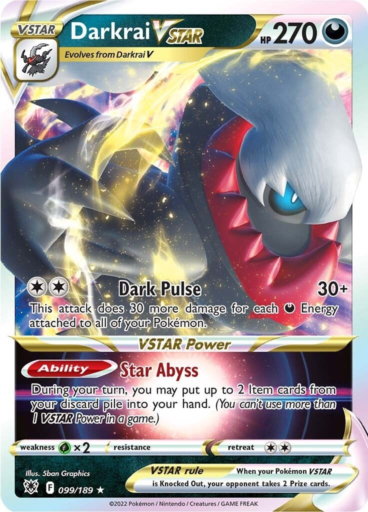 Image for Darkrai VSTAR (099/189) - Pokemon