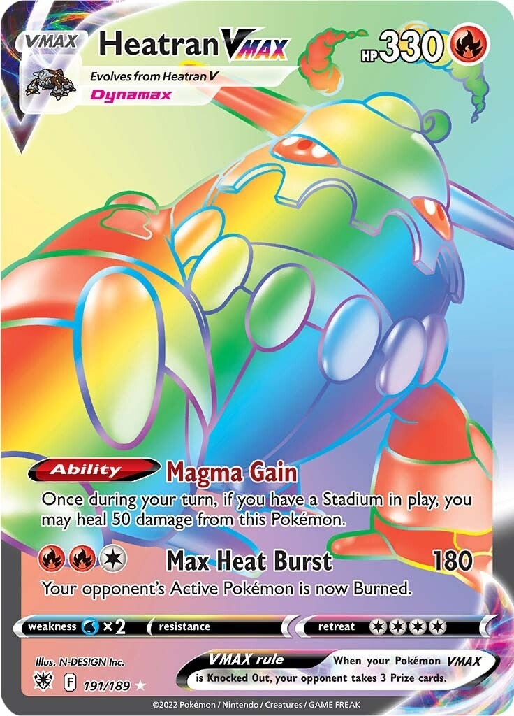 Image for Heatran VMAX (Secret) (191/189) - Pokemon