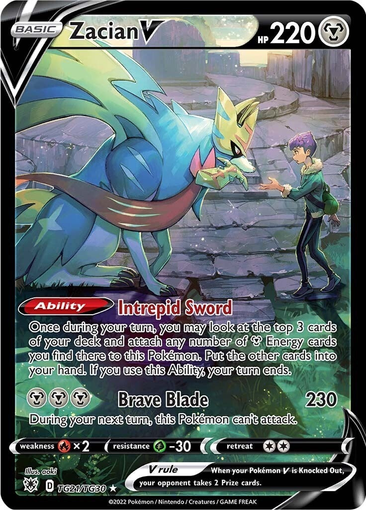 Image for Zacian V (TG21/TG30) - Pokemon