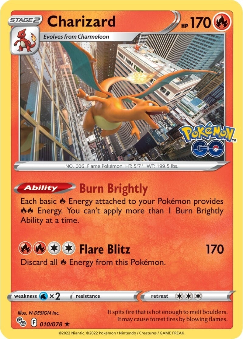 Image for Charizard (010/078) - Pokemon