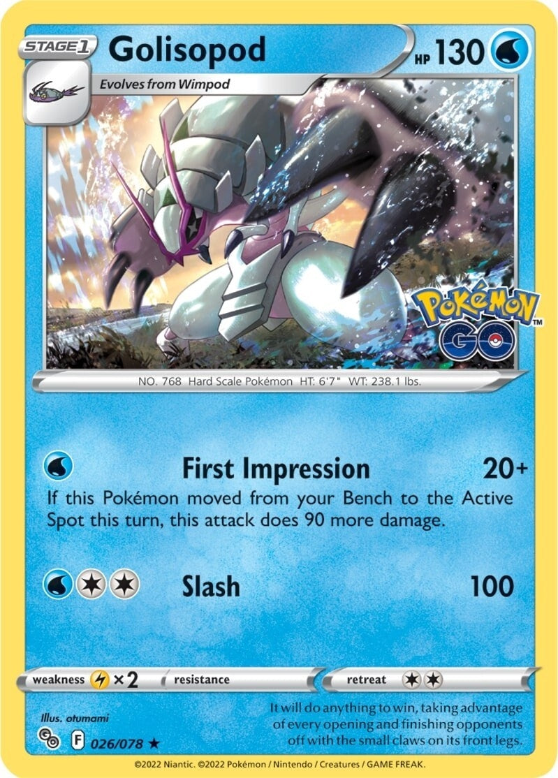 Image for Golisopod (026/078) - Pokemon