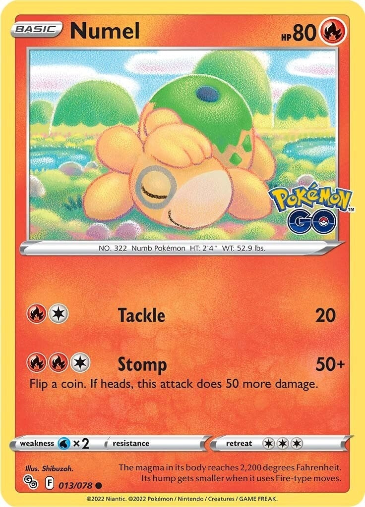 Image for Numel (013/078) - Pokemon