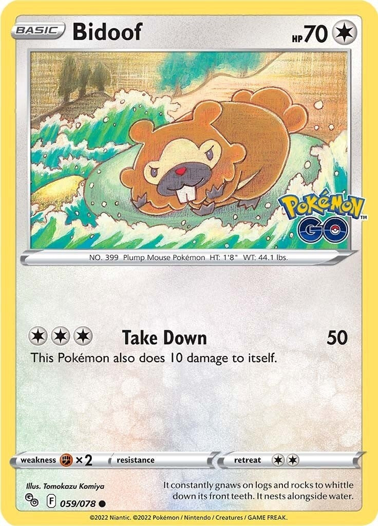 Image for Bidoof (059/078) - Pokemon
