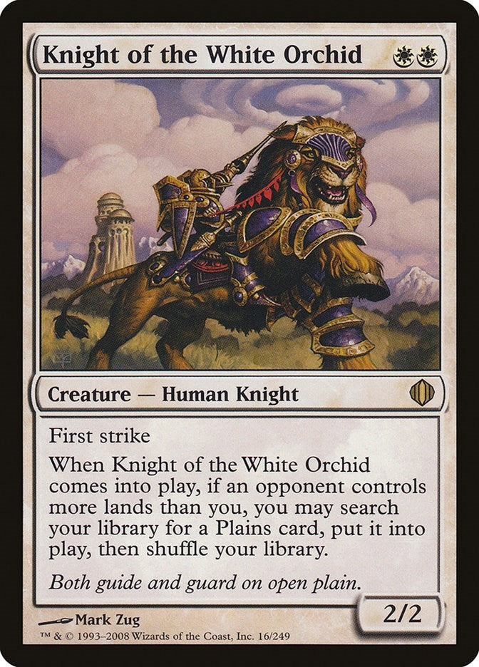 Image for Knight of the White Orchid (16) - Magic: The Gathering