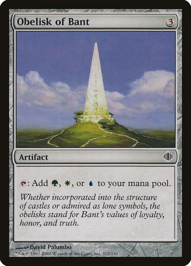 Image for Obelisk of Bant (212) - Magic: The Gathering