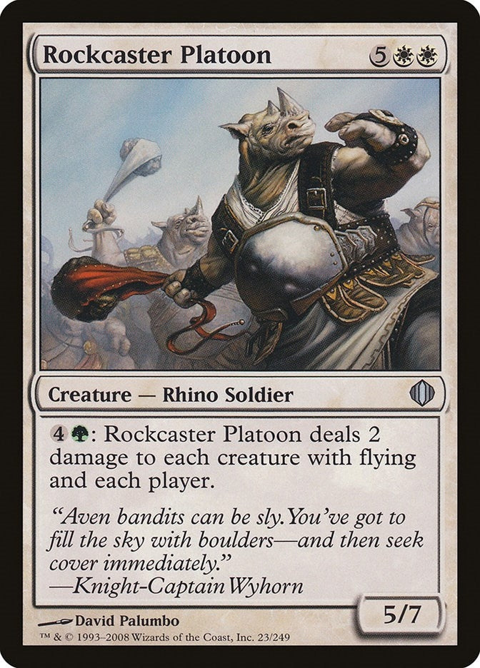 Image for Rockcaster Platoon (23) - Magic: The Gathering