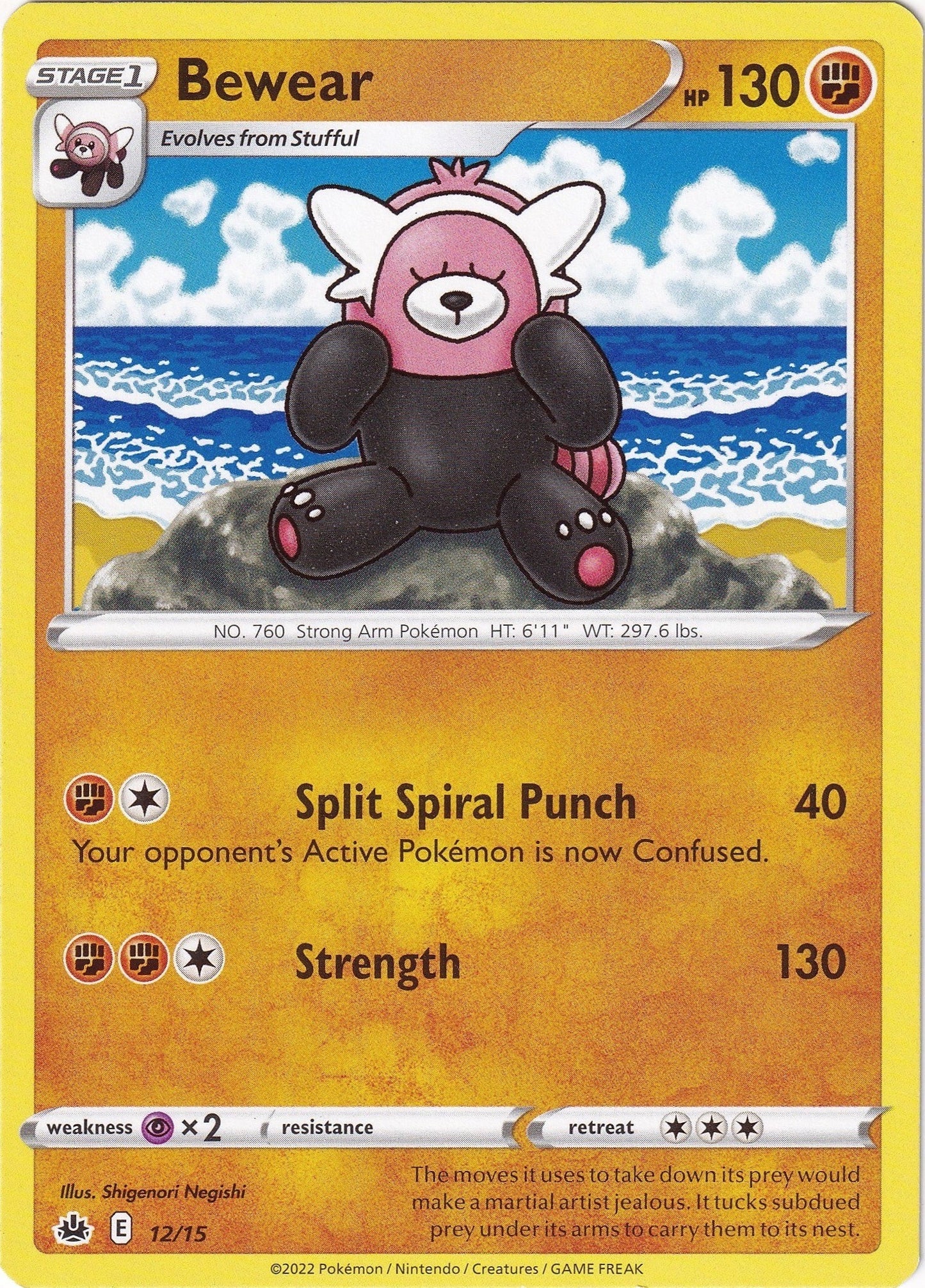 Image for Bewear (012/015) - Pokemon