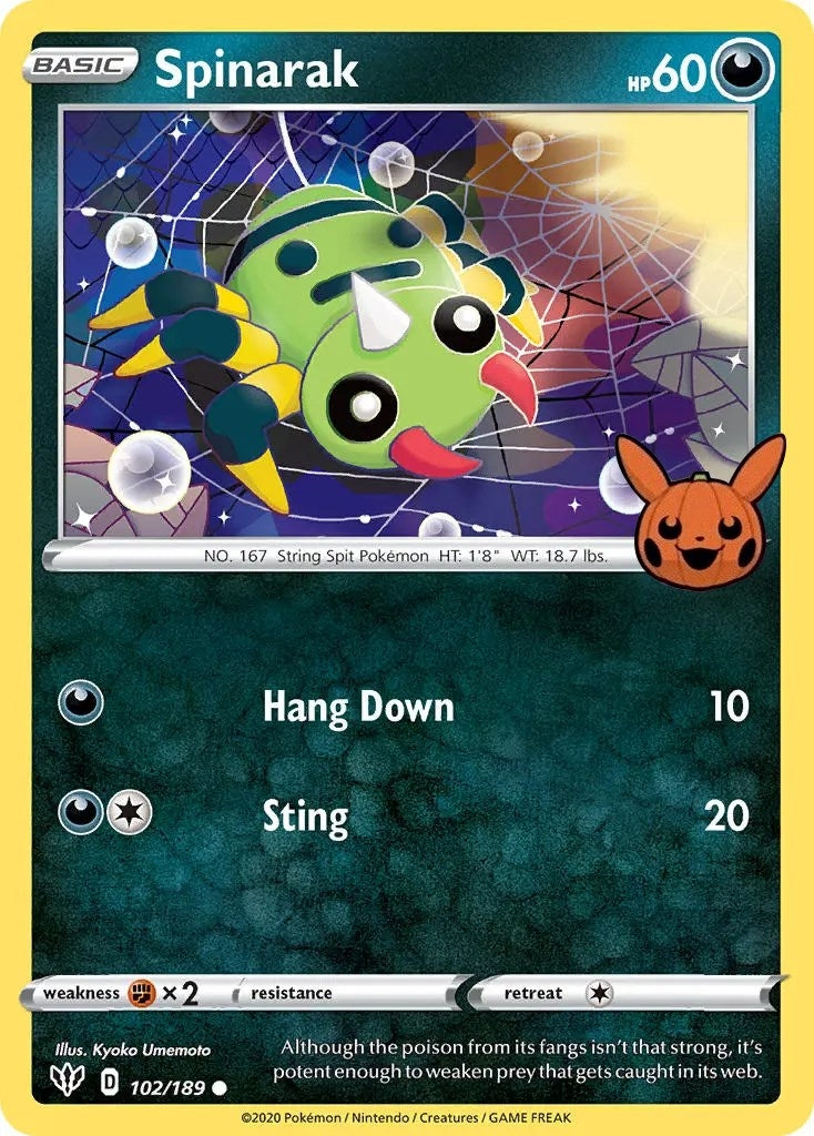 Image for Spinarak (102/189) - Pokemon