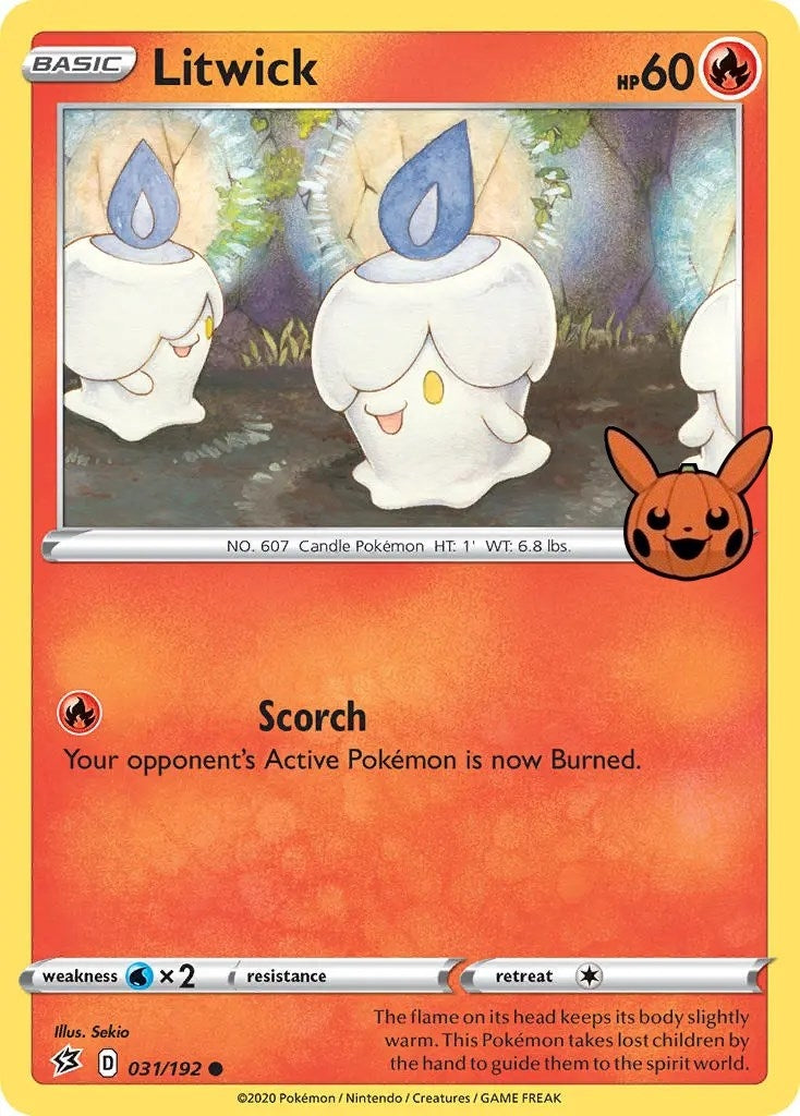 Image for Litwick (031/192) - Pokemon