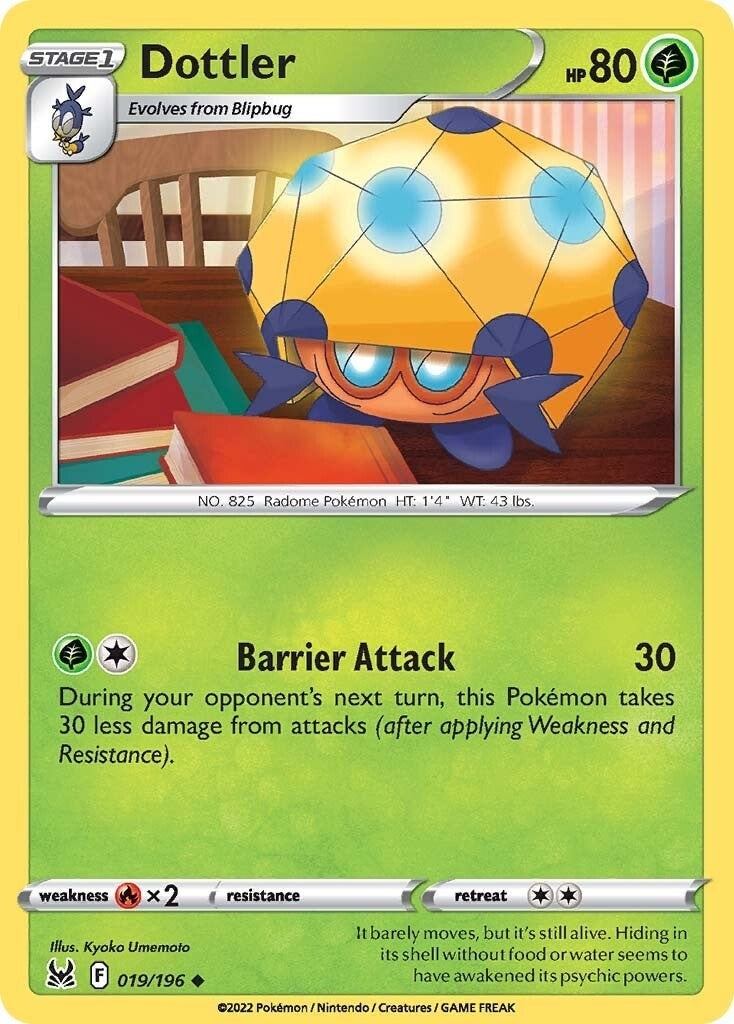 Image for Dottler (019/196) - Pokemon