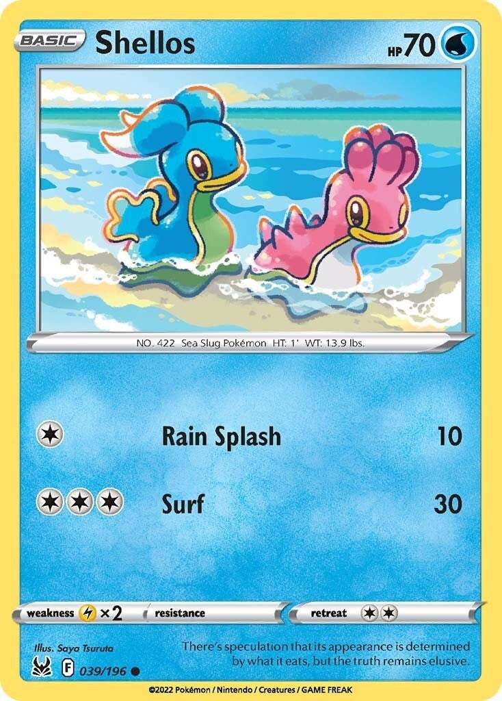 Image for Shellos (039/196) - Pokemon