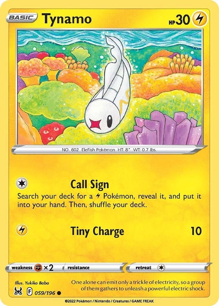 Image for Tynamo (059/196) - Pokemon