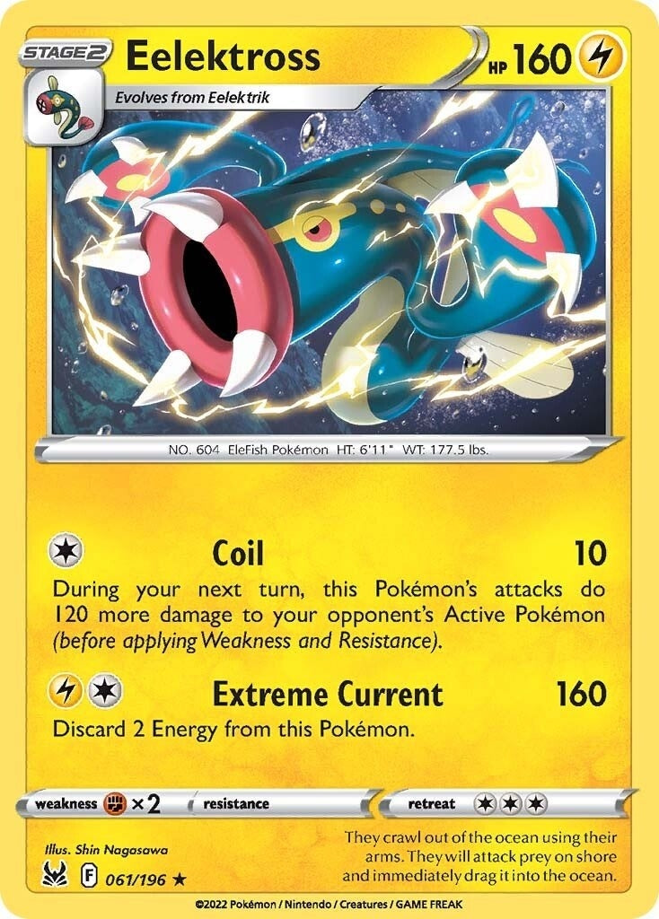 Image for Eelektross (061/196) - Pokemon