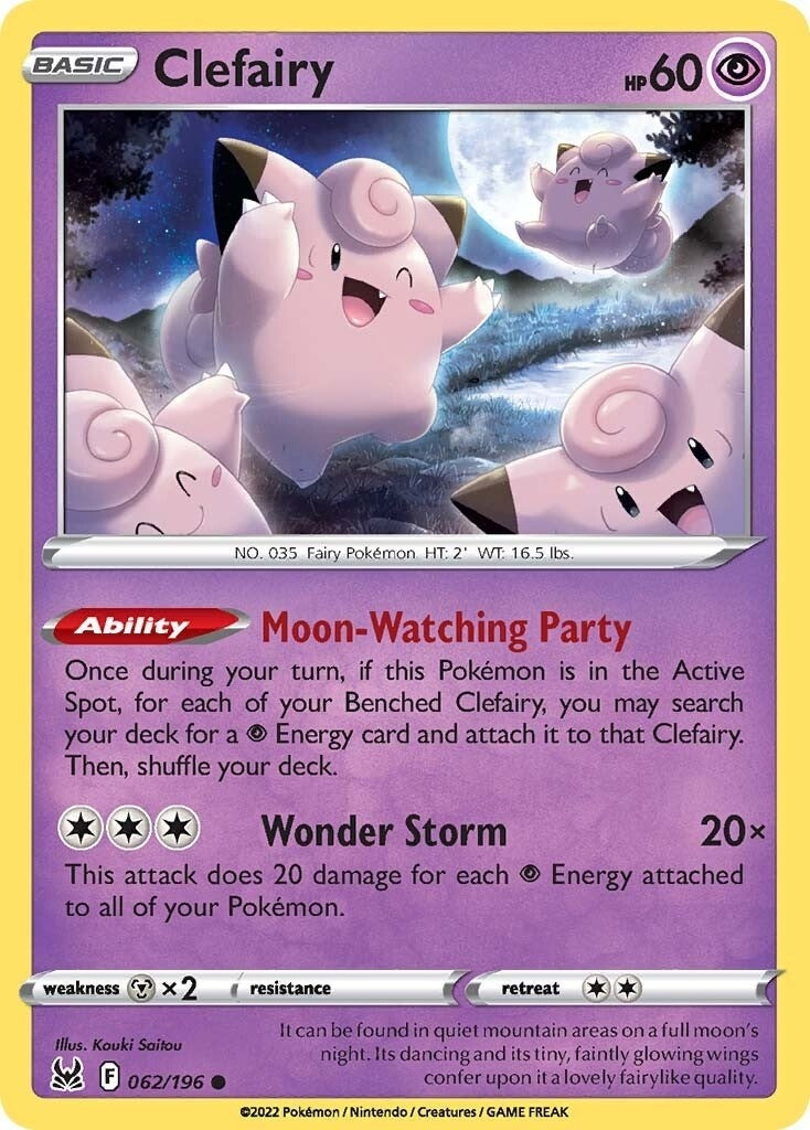 Image for Clefairy (062/196) - Pokemon