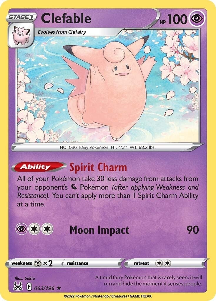 Image for Clefable (063/196) - Pokemon