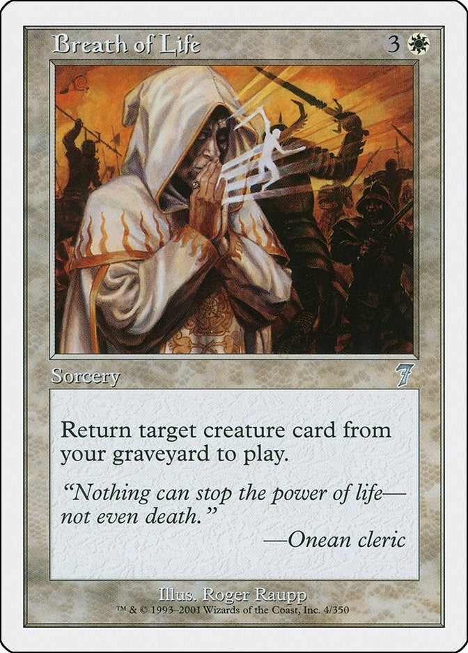 Image for Breath of Life (4) - Magic: The Gathering